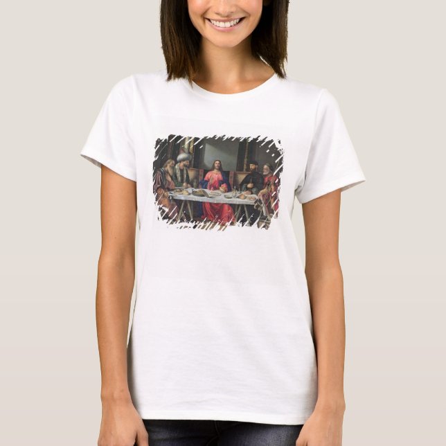 T-shirt The Supper at Emmaus (oil on panel) (Devant)