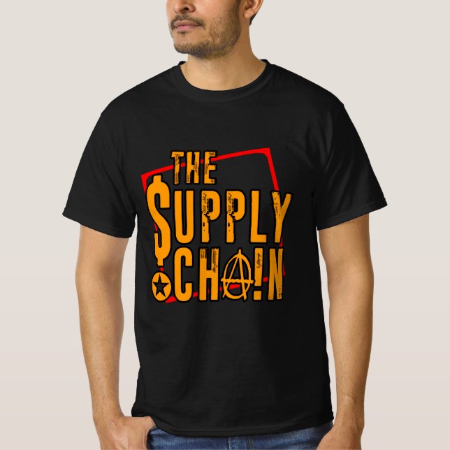 T-shirt The Supply Chain rock band (Devant)