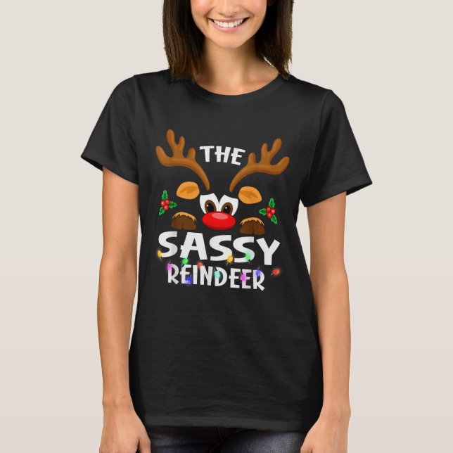 T-shirt The Sy Reindeer Christmas Men Women  (Devant)
