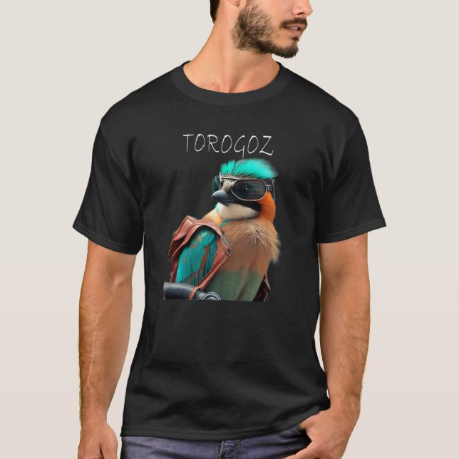 T-shirt The Torogoz Ingenious - The National Bird of El Sa (Devant)