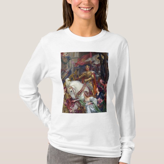 T-shirt The Two Crowns c. 1900 par Sir Frank Dicksee (Devant)