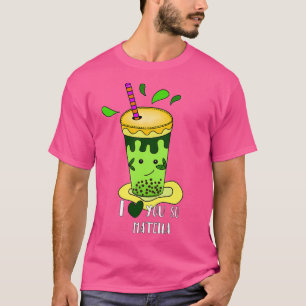 T-shirt Thé Vert Je T'Aime Si Matcha