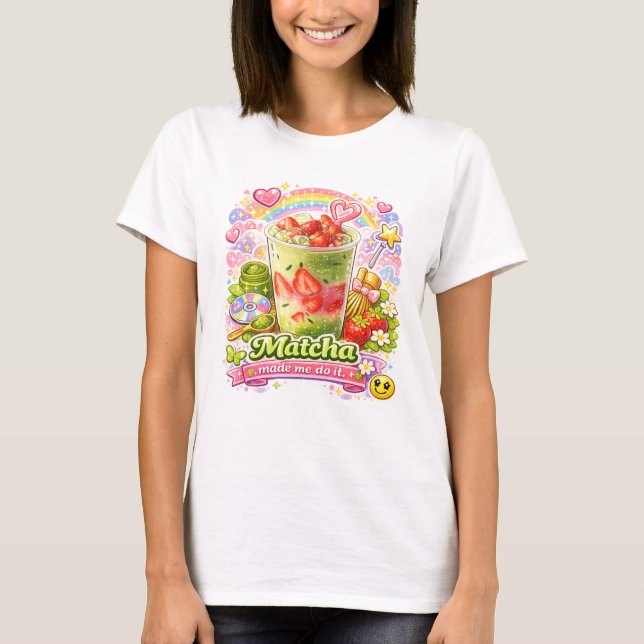 T-shirt Thé vert Matcha (Devant)