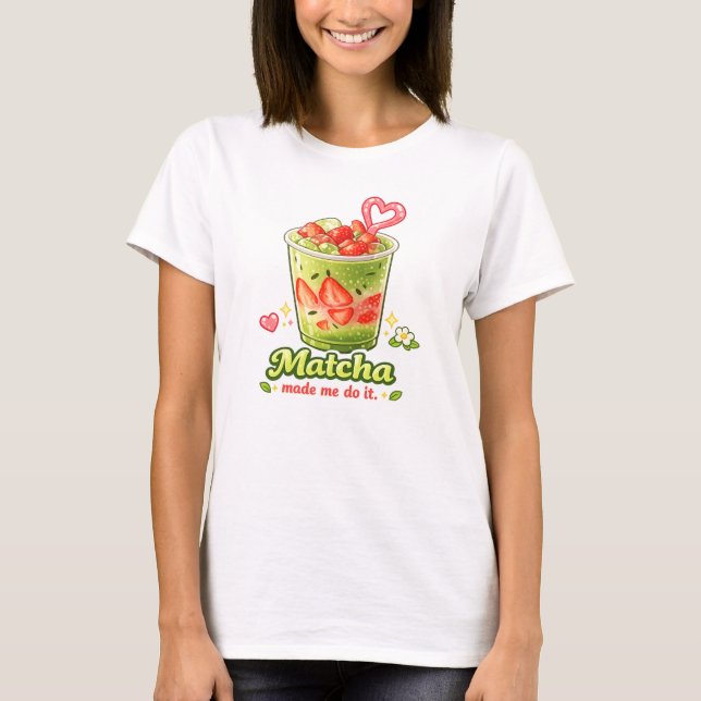 T-shirt Thé vert Matcha (Devant)