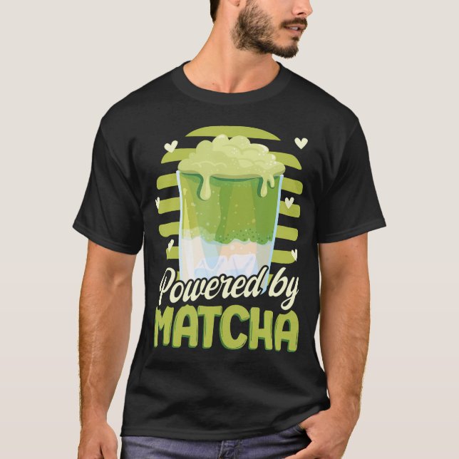 T-shirt Thé vert Matcha propulsé par Matcha (Devant)
