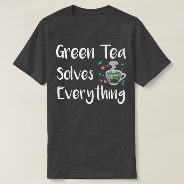 T-shirt Thé vert Résout tout 2 (Design devant)