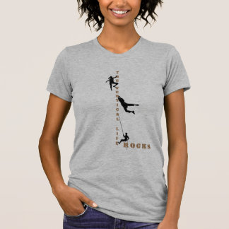 T-shirt The Vertical Life - Conception du climbing rock