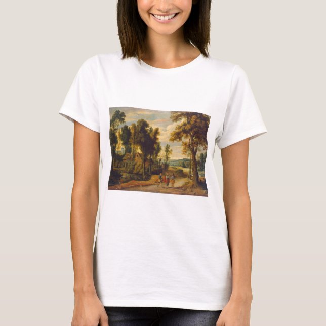 T-shirt The Walk To Emmaus With Christ (Devant)