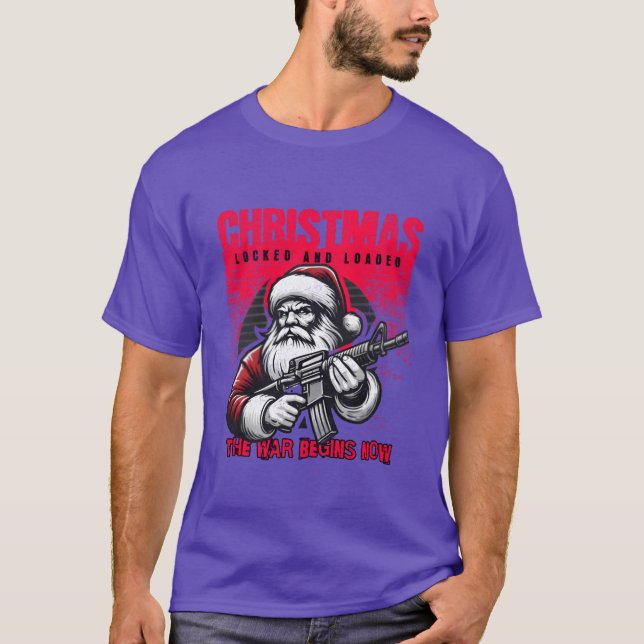 T-shirt The War on Christmas family (Devant)