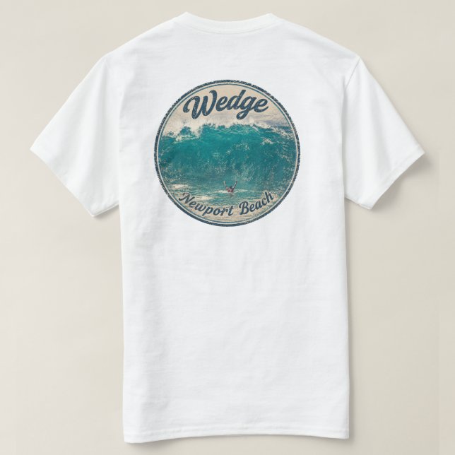 T-shirt The Wedge, Newport Beach, CA   (Design dos)