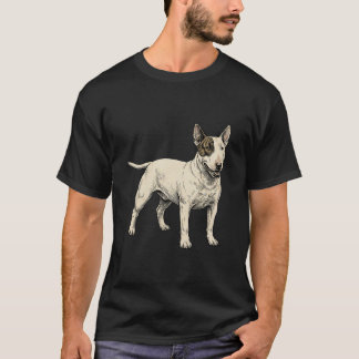 T-shirt The White Cavalier: Distinctive Bull Terrier