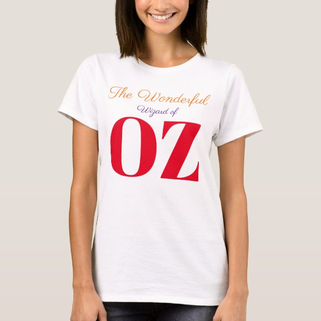 T-shirt The Wonderful Wizard of Oz (Devant)
