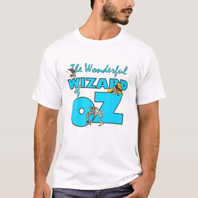 T-shirt The Wonderful Wizard Of OZ Dorothy Tinman Cowardly (Devant)