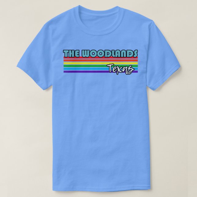 T-shirt The Woodlands Texas Pride The Woodlands LGBT Don (Design devant)
