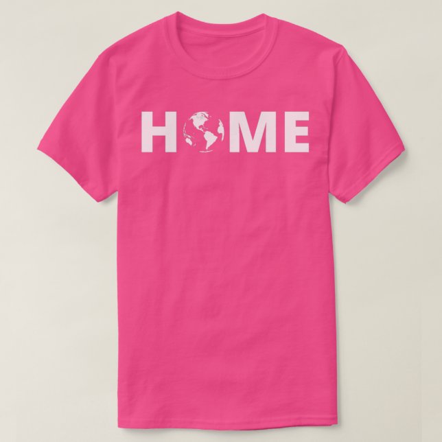 T-shirt The World Is My Home (Design devant)