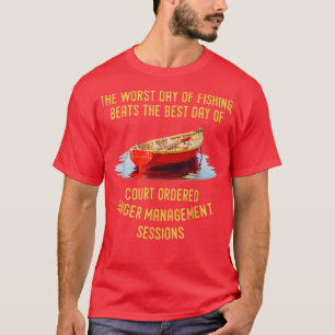 T-shirt The Worst Day Of Fishing Beats The Best Day Of Cou