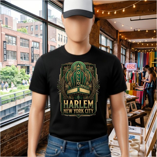 T-shirt Théâtre Apollo Harlem Glow (Créateur téléchargé)