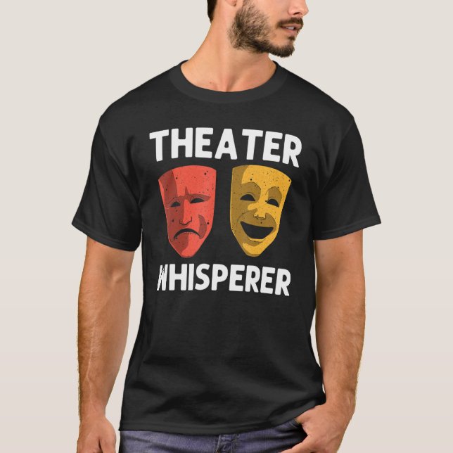 T-shirt Théâtre cool Pour Hommes Femmes Broadway Théâtre M (Devant)