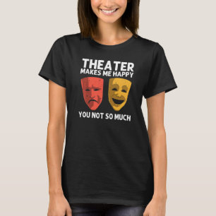 T-shirt Théâtre cool Pour Hommes Femmes Broadway Théâtre M