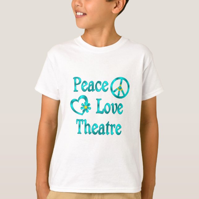 T-shirt Théâtre d'amour de paix (Devant)