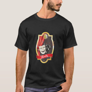 T-shirt Théâtre de Broadway Acteur dramatique Actrice musi