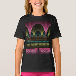 T-shirt Théâtre de Fantaisie, Art Fractal Abstrait Coloré