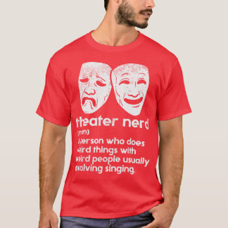 T-shirt Théâtre Définition Nerd