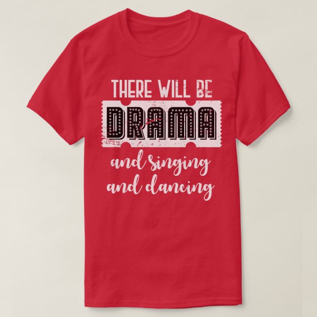 T-shirt Théâtre dramatique (Design devant)