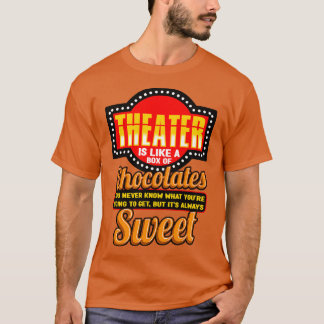 T-shirt Théâtre J'Aime Une Boîte De Chocolats