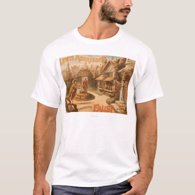 T-shirt Théâtre magnifique de Faust de Lewis Morrison (Devant)