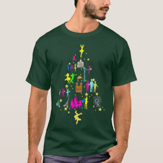 T-shirt Théâtre musical de Broadway Arbre de Noël