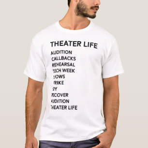 T-shirt Théâtre musical de Broadway de drame drôle de la