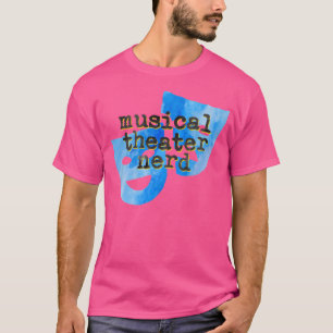 T-shirt Théâtre musical Masques Nerd Acteur Chanteur
