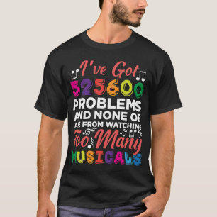 T-shirt Théâtre musical Problèmes comédiens de Broadwa