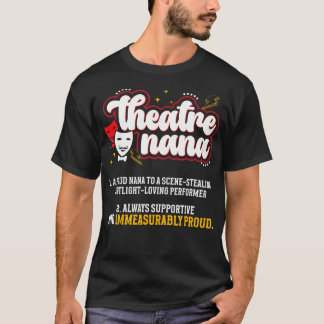 T-shirt Théâtre Nana Définition Théâtre Nana Théâtre Actri