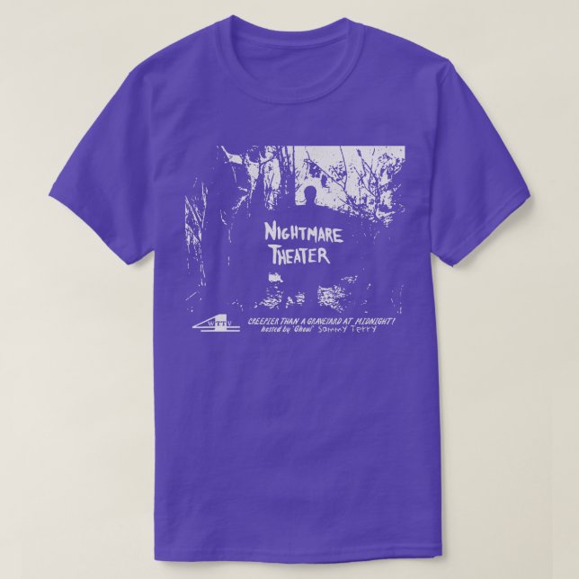 T-shirt Théâtre nocturne avec Sammy Terry (Design devant)