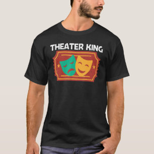 T-shirt Théâtre Pour Hommes Papa Musique Drama Chanson
