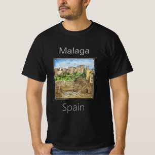 T-shirt Théâtre romain, Malaga, Espagne