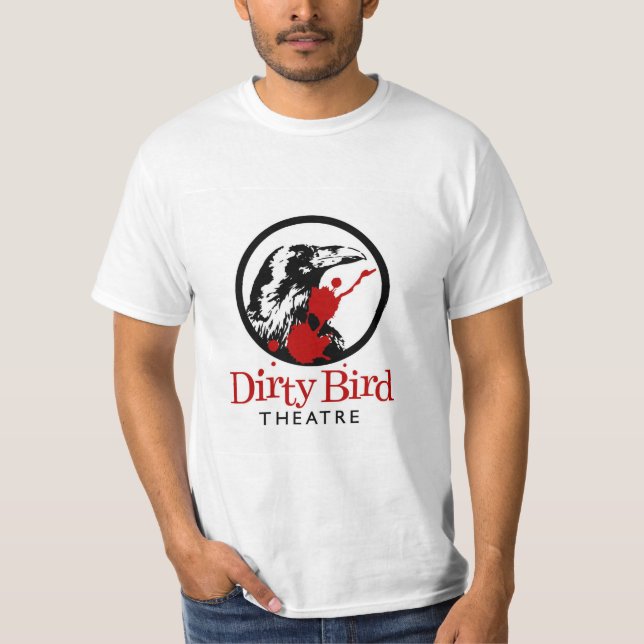 T-shirt Théâtre sale d'oiseau (la pièce en t des hommes) (Devant)