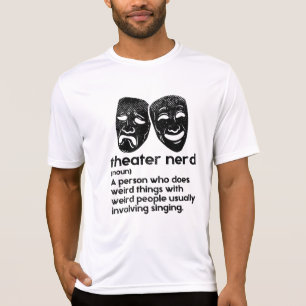 T-shirt Théâtre - Théâtre Définition Nerd