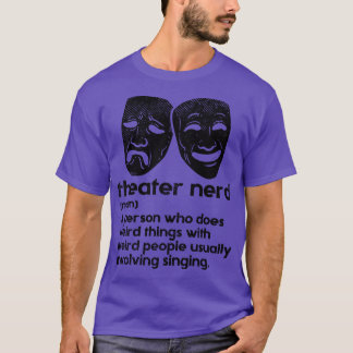 T-shirt Théâtre Théâtre Nerd Définition 2