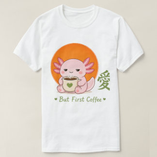 T-shirt Théâtre Zen Café Axolotl – Axolotl Kawaii Mais D&#
