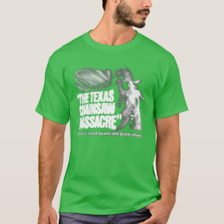 T-shirt Theeas Massacre à la tronçonneuse flou bizarre et