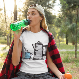 T-shirt Théière et tasse