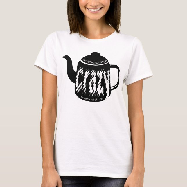 T-shirt Théières complètement de fou (Devant)