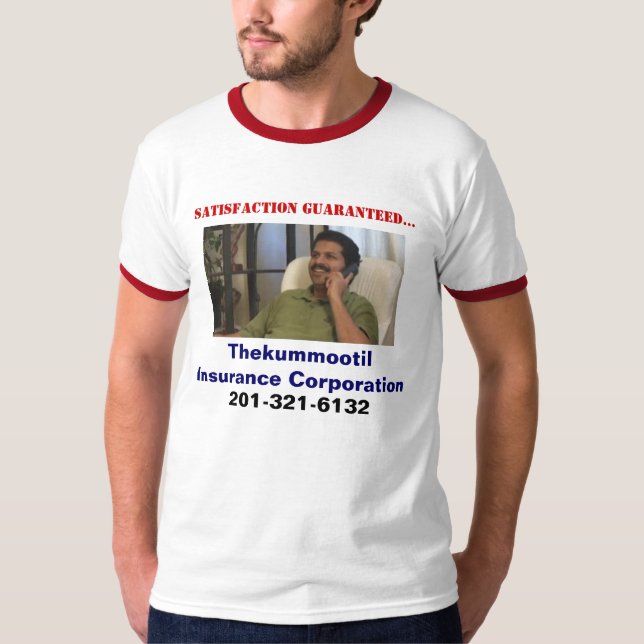 T-shirt Thekummootil Insurance Corporation, Satisfa… (Devant)