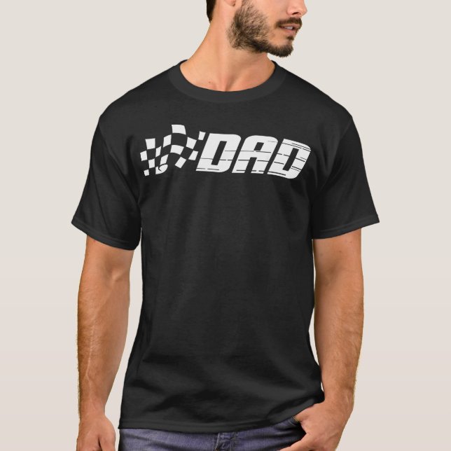 T-shirt Thème Anniversaire de Course de Voiture de Course  (Devant)