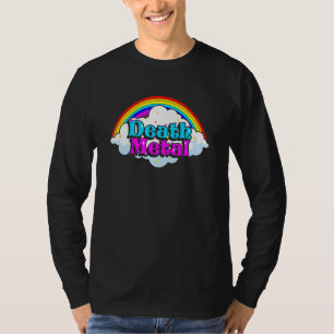 T-shirt Thème arc-en-ciel en métal mort