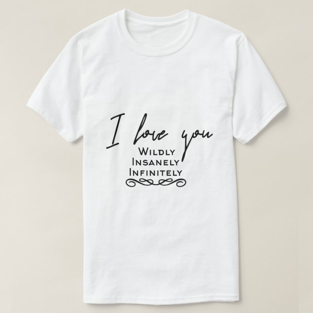 T-shirt Thème Blanc Idée de Cadeau Noir (Design devant)