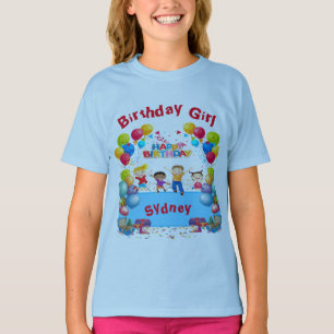 T-shirt Thème Bleu Anniversaire Enfants